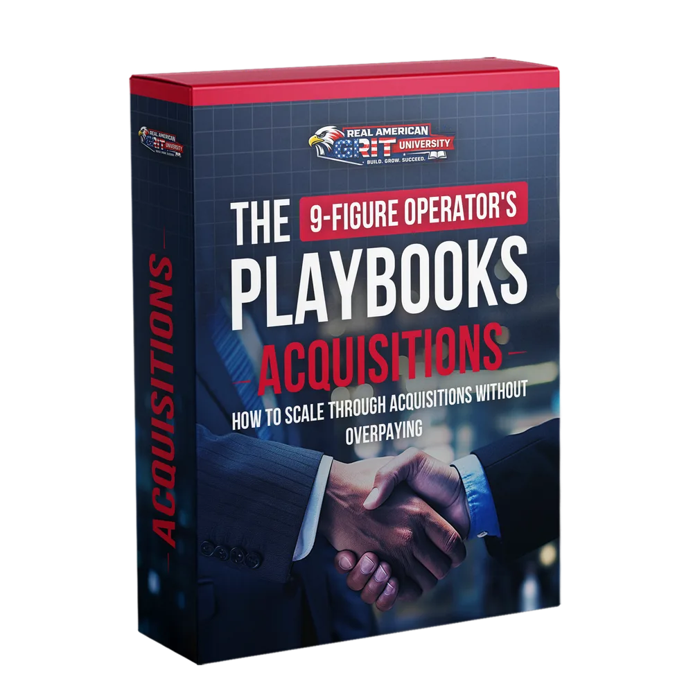 The 9-Figure Operator's Acquisitions Playbook