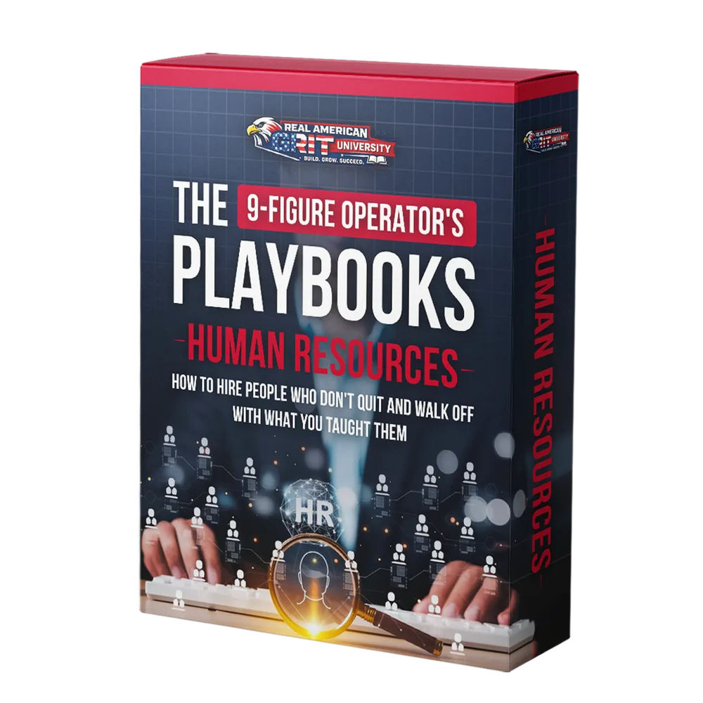 The 9-Figure Operator's Human Resources Playbook