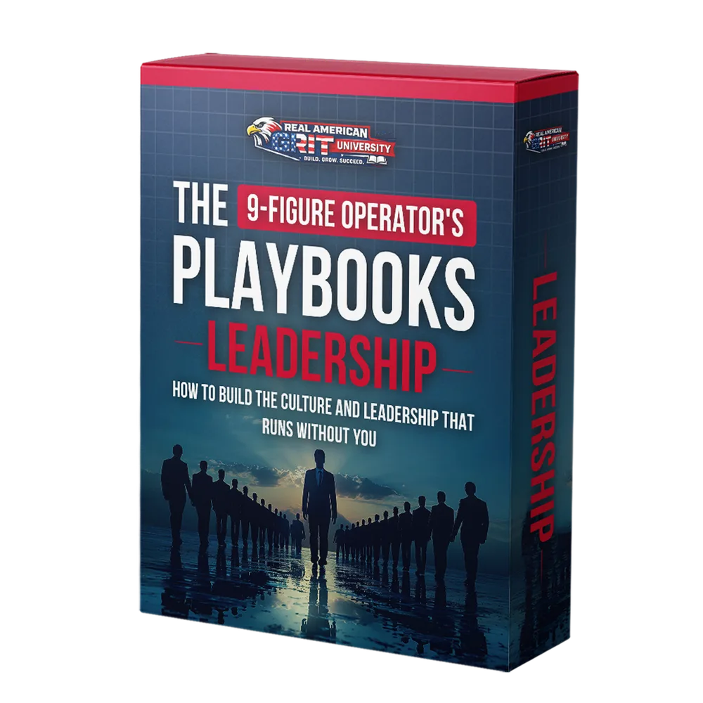 The 9-Figure Operator's Leadership Playbook